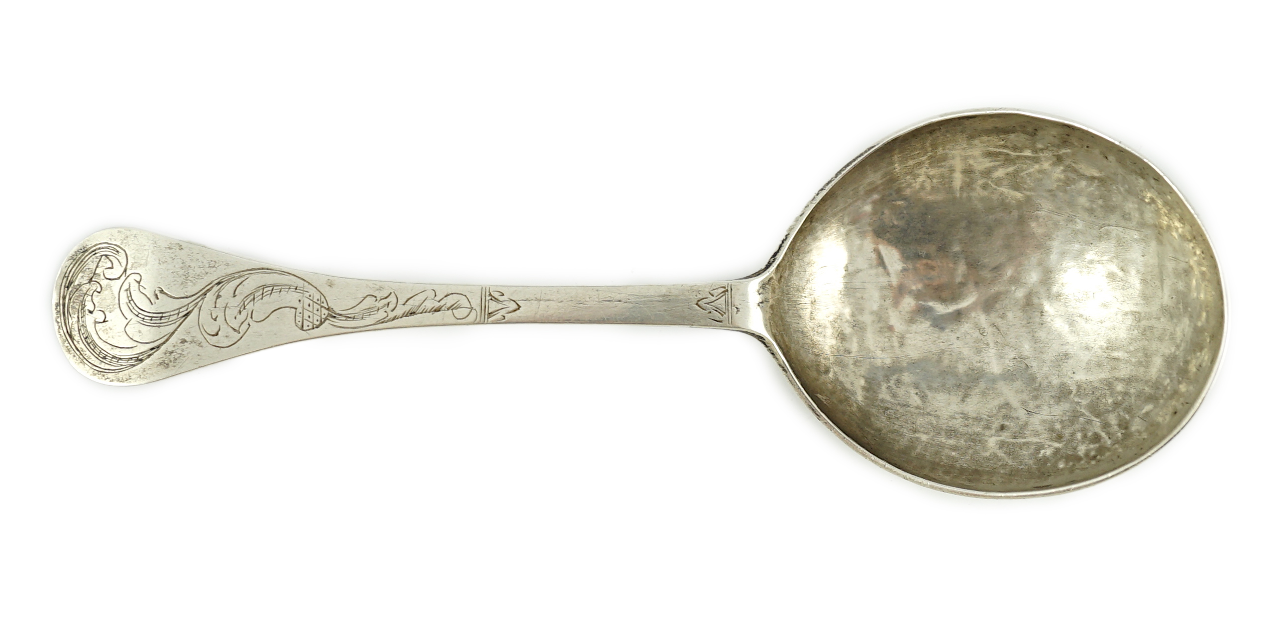 A 17th/18th century Scandinavian silver spoon